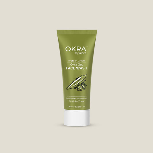 OKRA GEL FACE WASH (Mini) : Natural Cleansing For Radiant Skin