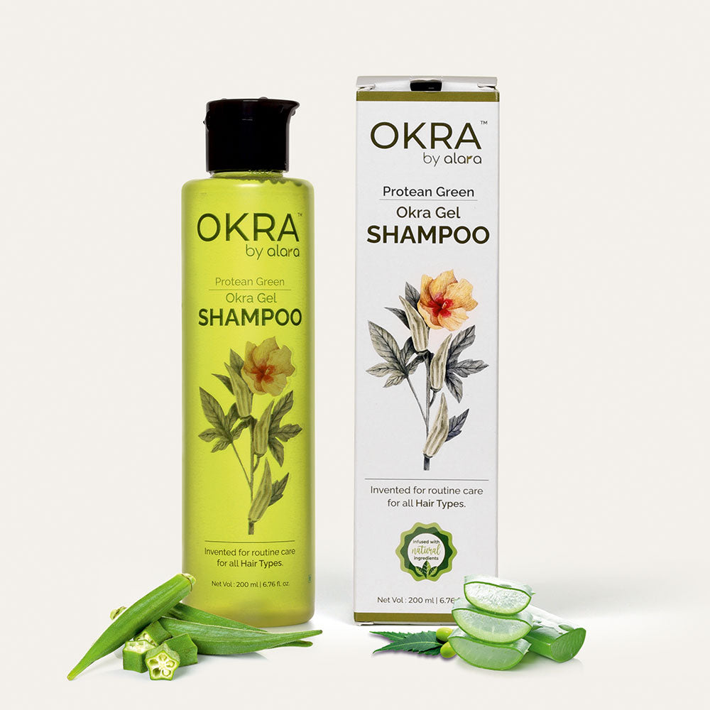 OKRA GEL SHAMPOO: Natural Hair Care Formula