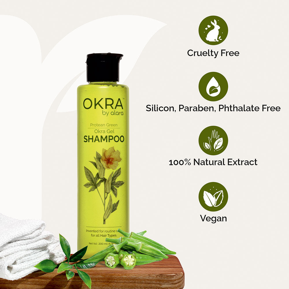 OKRA GEL SHAMPOO: Natural Hair Care Formula