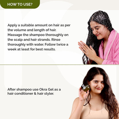 OKRA GEL SHAMPOO: Natural Hair Care Formula