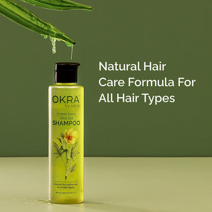 OKRA GEL SHAMPOO: Natural Hair Care Formula