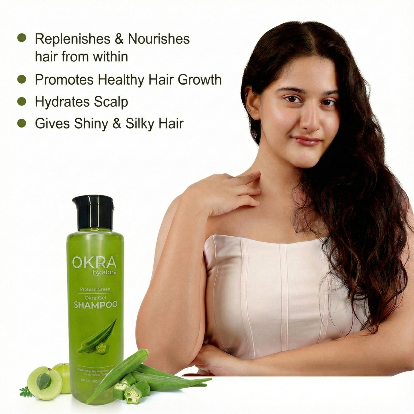 OKRA GEL SHAMPOO: Natural Hair Care Formula