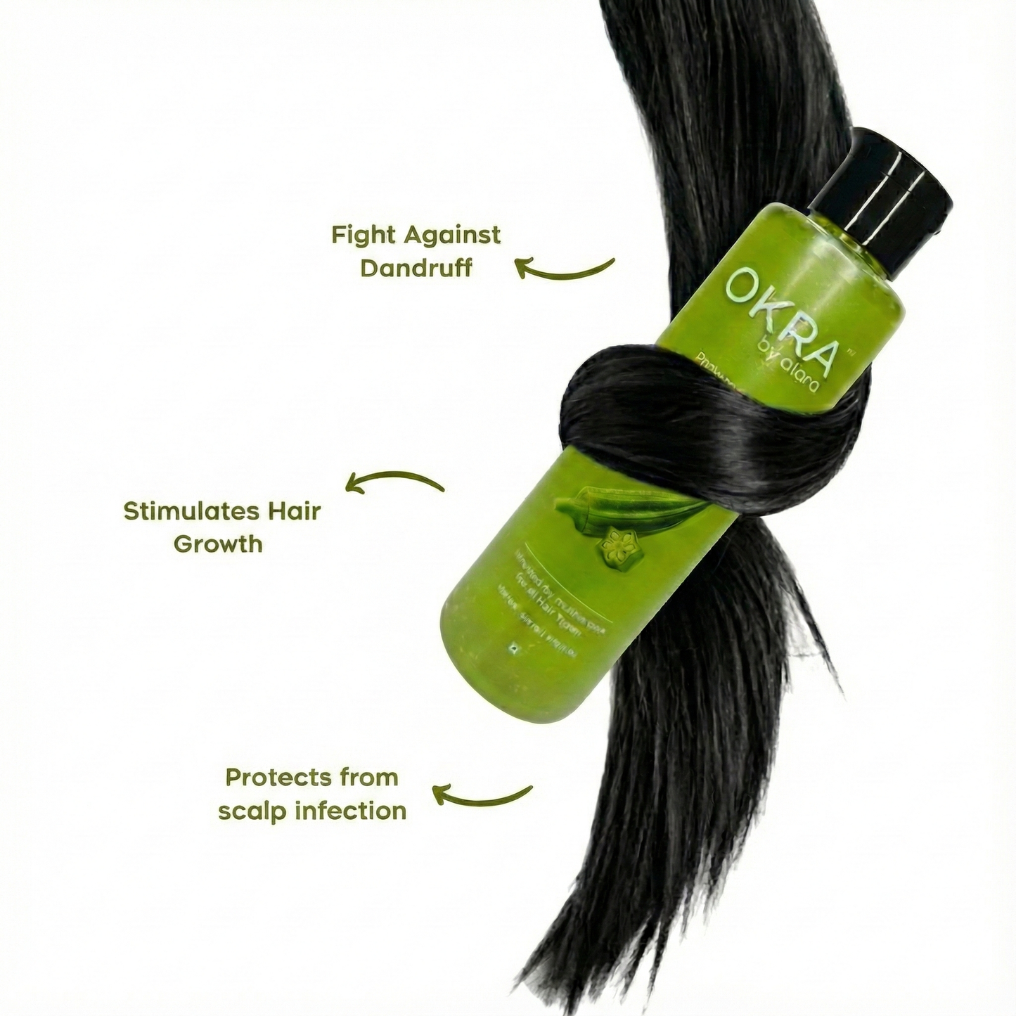 OKRA GEL SHAMPOO: Natural Hair Care Formula