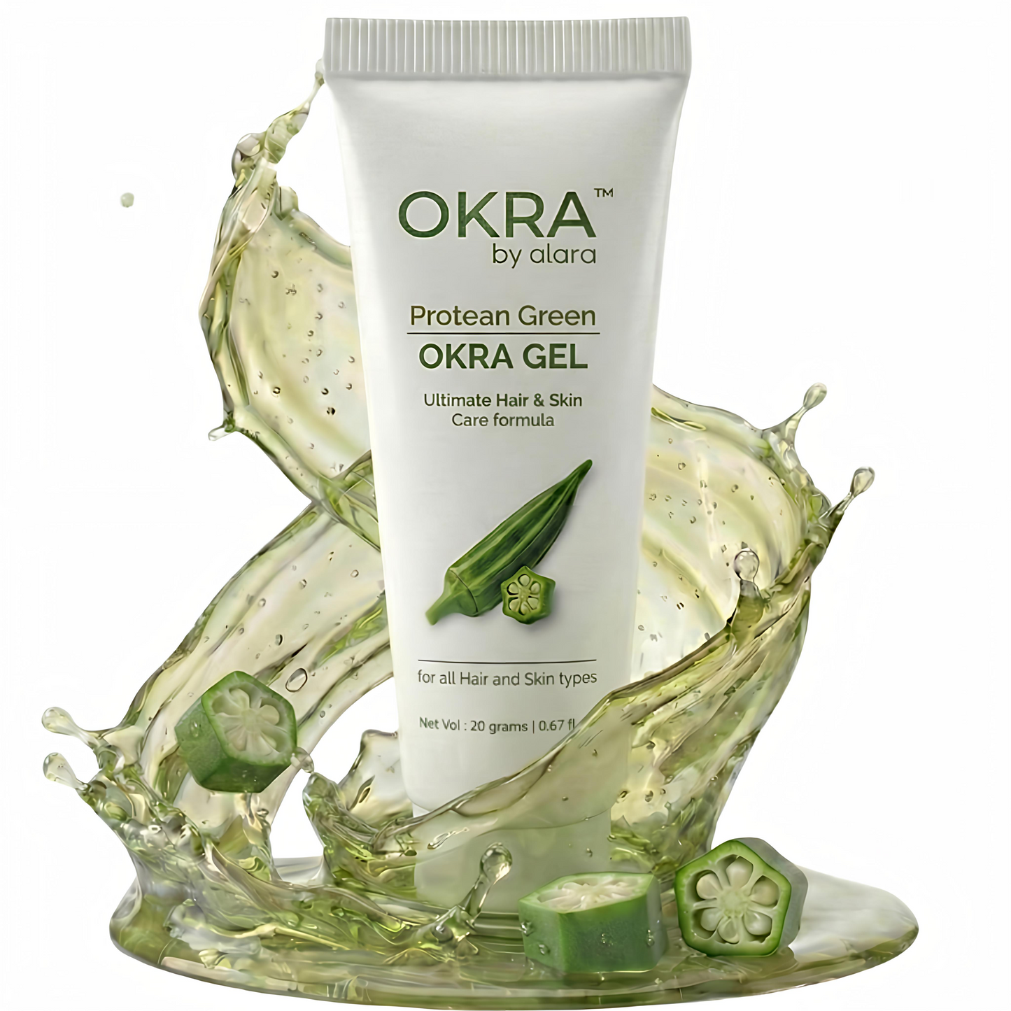 OKRA GEL (Mini) : Ultimate Hair & Skin Care Formula