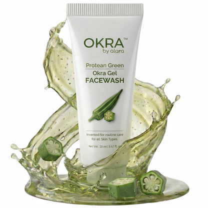 OKRA GEL FACE WASH (Mini) : Natural Cleansing For Radiant Skin