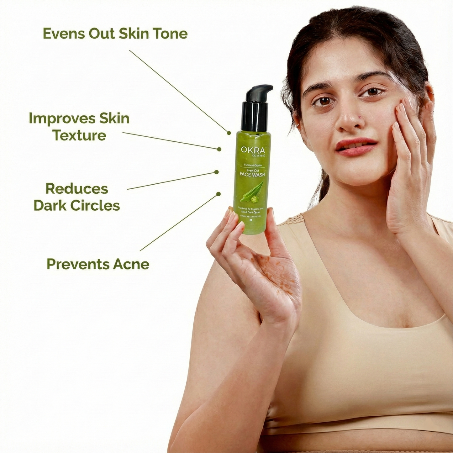 OKRA GEL FACE WASH: Natural Cleansing For Radiant Skin