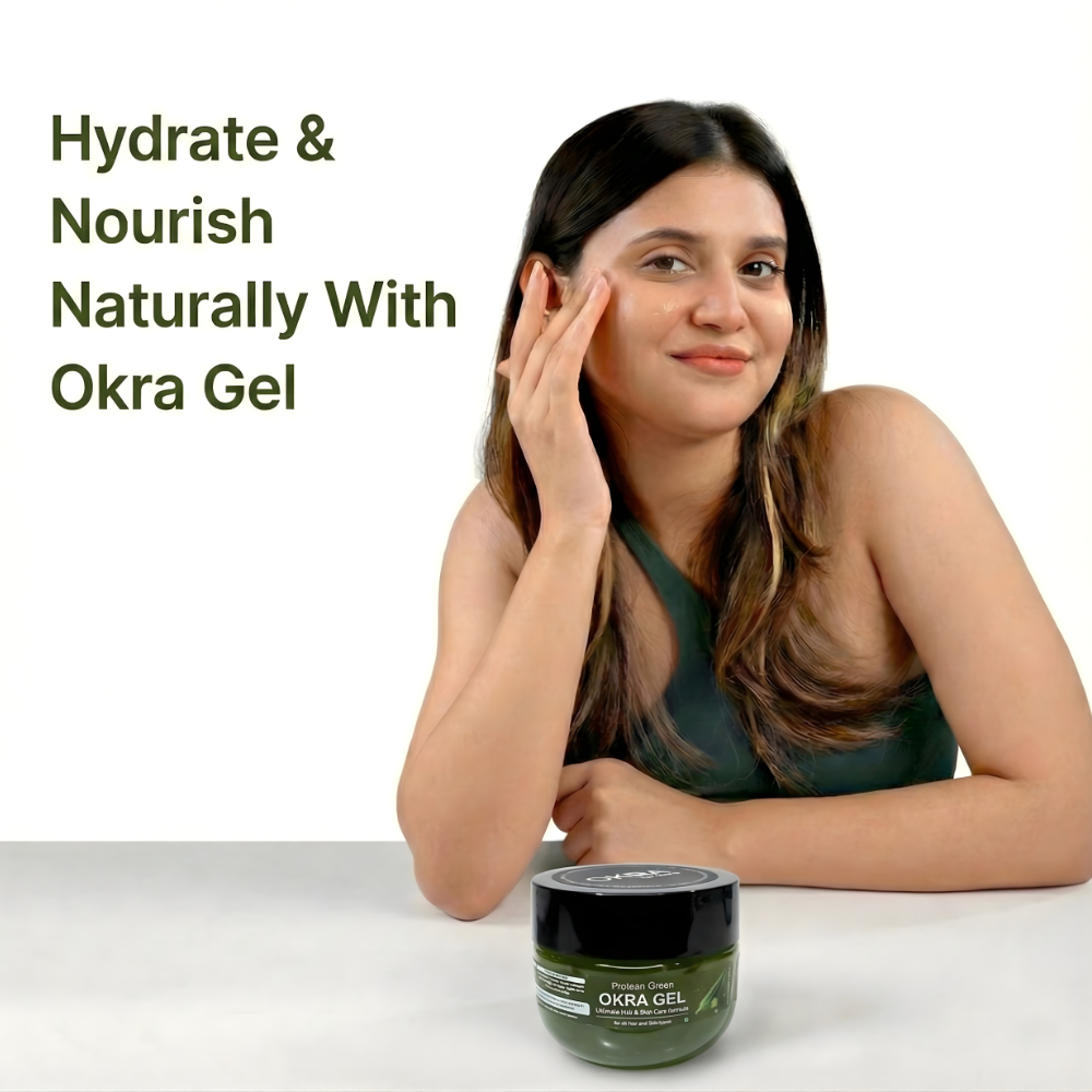 OKRA GEL: Ultimate Hair & Skin Care Formula - 100gm