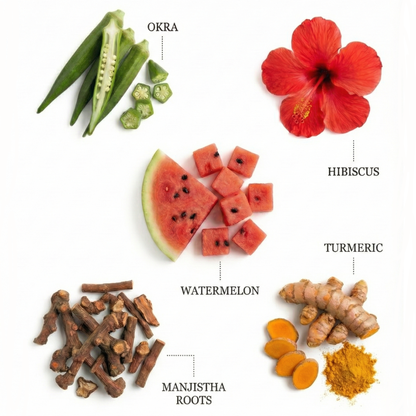 OKRA GEL: Ultimate Hair & Skin Care Formula - 100gm