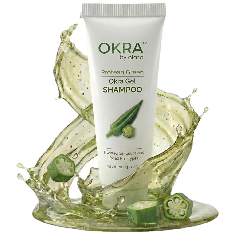 OKRA GEL SHAMPOO (Mini) : Natural Hair Care Formula