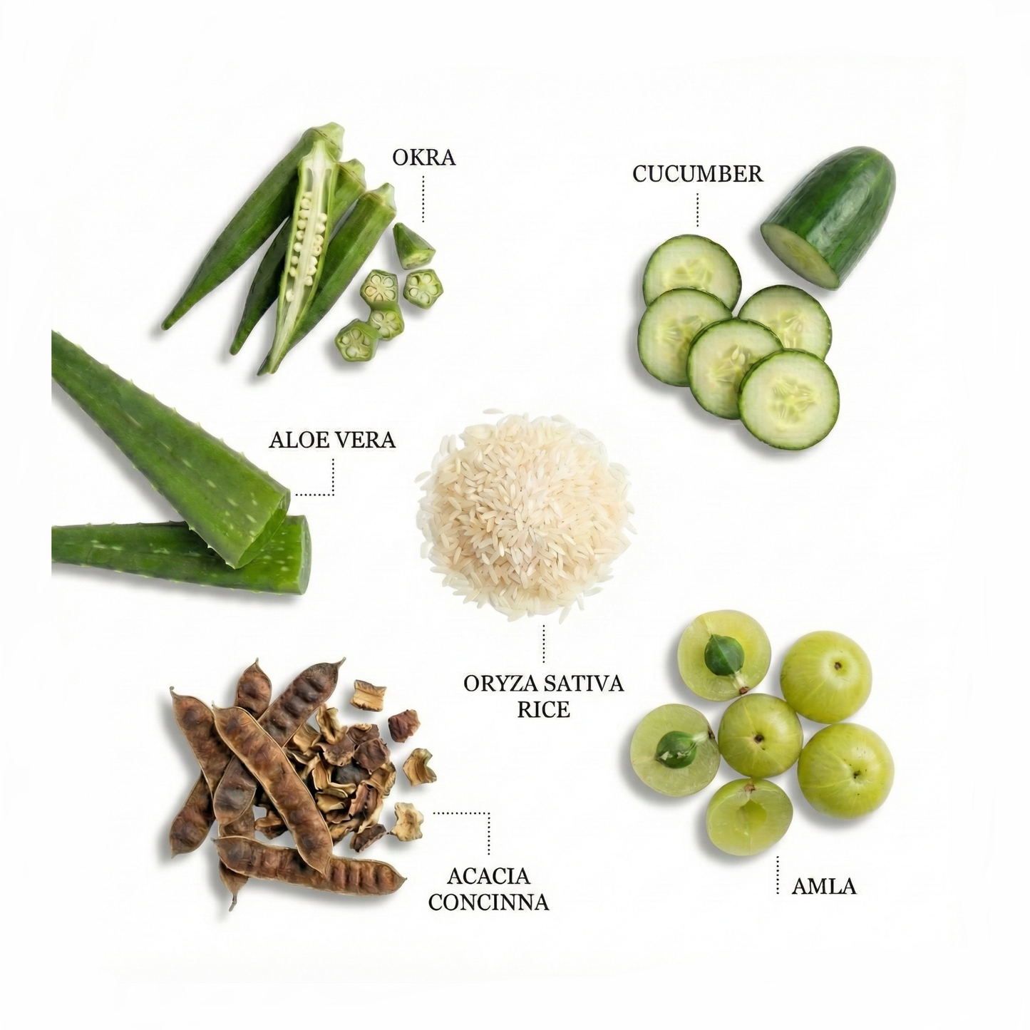 OKRA GEL SHAMPOO (Mini) : Natural Hair Care Formula